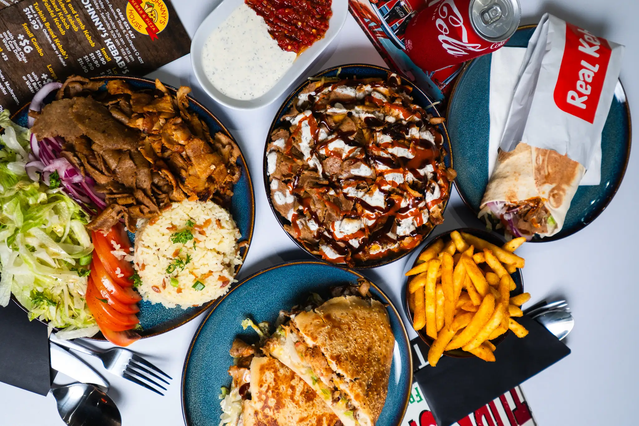 Menu | Kebabs, Pizzas & HSPs in Southport